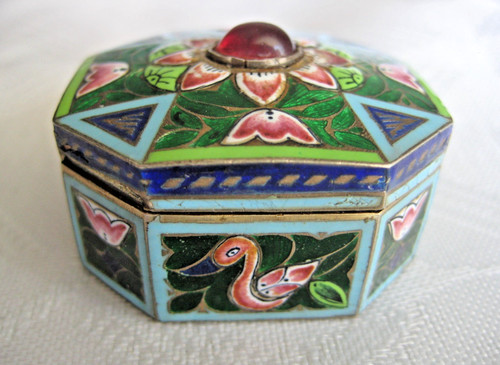 Antike indien silber - silber, dose