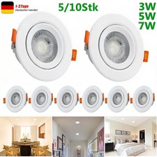 5/10X LED Einbaustrahler