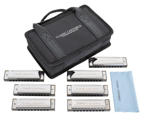 Mundharmonika 7er set - set, blues