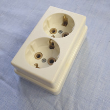 DDR Doppel Steckdose Schucko