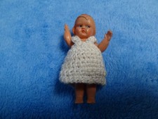 alte Puppen Puppe für die Puppenstube Puppenhaus Mädchen gemarkt mit 8