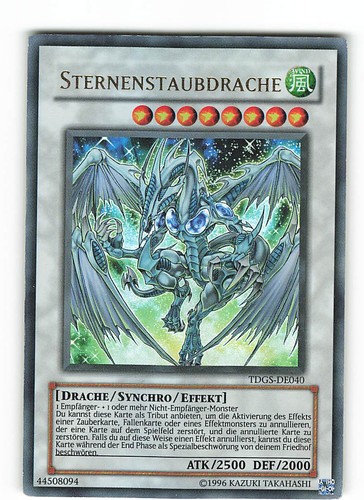Yugioh sternenstaubdrache - yugioh,