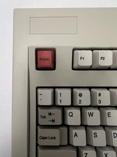 Ibm type keyboard panic - m,
