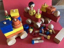 Eisenbahn Holzspielzeug DDR