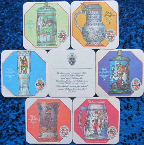 Vollständige bierdeckel serie - vollständige,