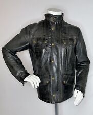 BELSTAFF Herrenlederjacke Mod. MAPLE / Antique Black / Gr. M