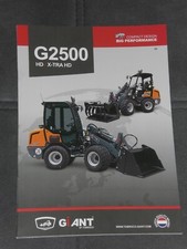 GIANT G2500 Radlader, Lader Prospekt ( B 256 )
