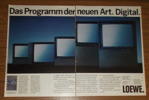 Seltene werbung vintage loewe - seltene,