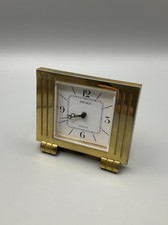 Seiko / Uhr / Tischuhr / Gold 