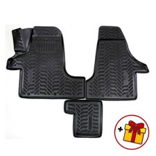 Gummimatten Gummi Fußmatten Für VW Transporter T5 Multivan 2003-2015 Premium