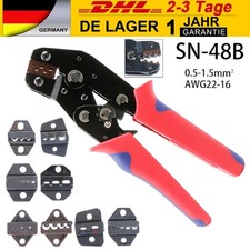 Crimpzange Presszange Quetschzange Kabelschuh Zange 0.5-1.50mm² Kabelschuhe Satz