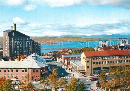 Kiruna over staden - kiruna,