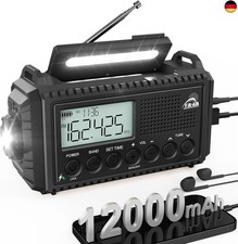 Kurbelradio mit Solar &