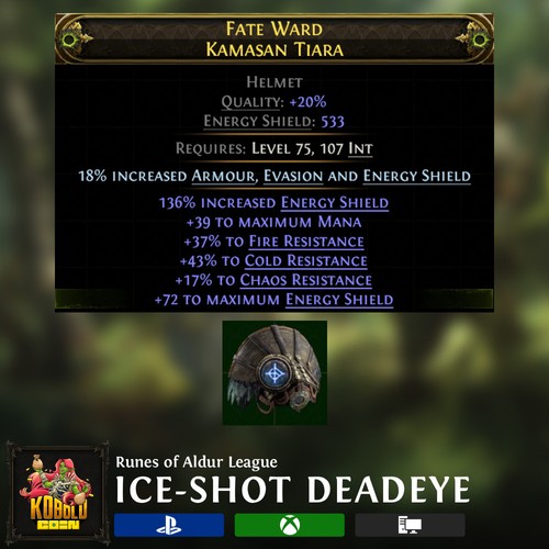 Ice shot deadeye tiara - ice,