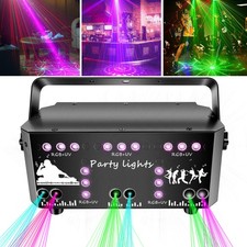 DJ Projektor Lichter RGB LED Party Lampe für Halloween Weihnachten Klub DHL