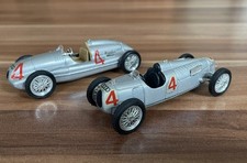 2 X -  BRUMM - AUTO UNION  - SILBERPFEILE -TYP D + C - 1/43 - START NR. 4 -