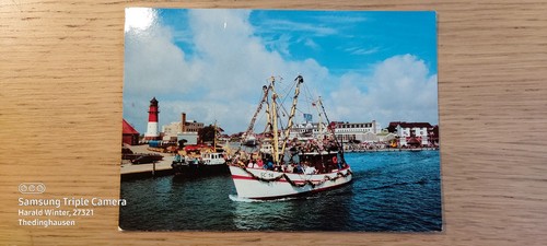 Postkarte büsum auslaufender - postkarte,