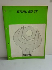 STIHL Sprühgerät SG 17  Original Reparaturanleitung