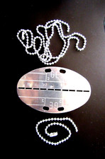 Bundeswehr Erkennungsmarke aus