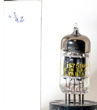 E83CC 5751 Sylvania, geprüft GUT 4,3 / 4,2 mA    [#17-11]