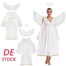 DE Engelskostüm Damen Weiß