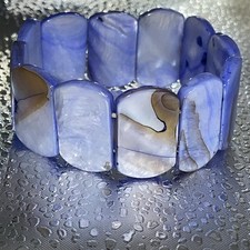 Blaues Spitzen-Achat Armband