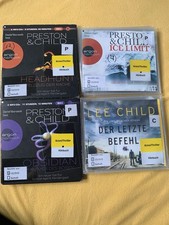 4 Stück Krimi Hörbücher CDs Preston & Child, Lee Child