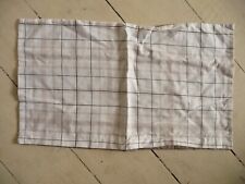 ☆Reine Baumwolle☆Renforce'-Wende-KISSENBEZUG☆ca.30x50cm☆Karostreifen☆Taupe☆