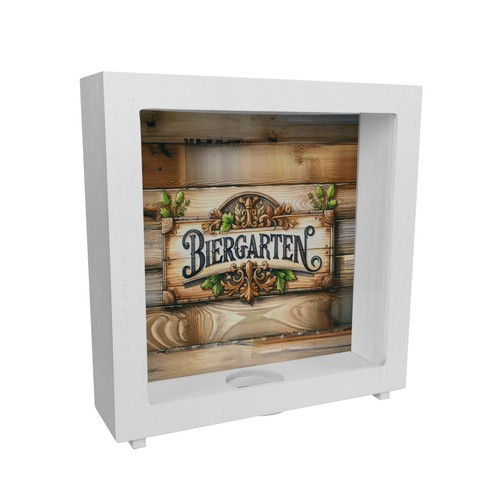Biergarten trinkgeld rahmen - biergarten,