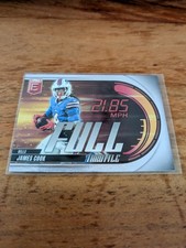 2025 Panini Donruss Elite - James Cook #6 Full Throttle Insert Buffalo Bills