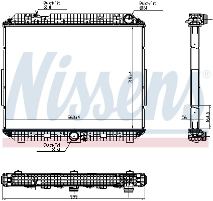 Nissens 6270020 kühler - 6270020,