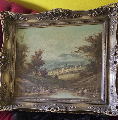 Alte ölgemälde mit - alte,