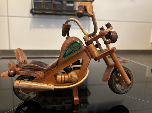 Harley davidson holz skulptur - holz,