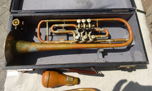 Alte trompete lange 45 - h,