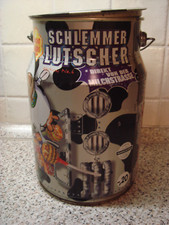 Chupa Chups Reklame Dose 24cm hoch Vintage Retro Leer Metalldose Edition Nr.6