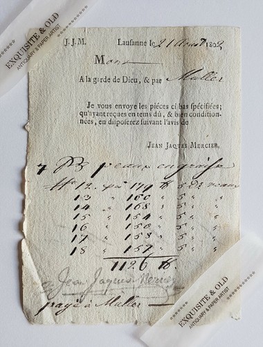 1802 mercier lausanne - 1802,
