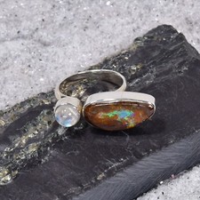 Boulderopal Ring, 925er