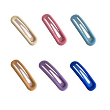 6 Stücke Haarspangen Metall