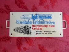 Zuglaufschild  Metall 14 x