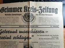 Alte Zeitung..Grimmer Kreis-Zeitung..24.02.1932..Nr.46..87.Jahrgang..ORIGINAL