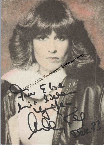 Original autogramm mary roos - original,