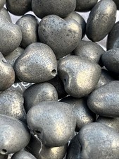 Pyrit Perlen Herzen Mit Loch 12 Stück 11 mm Edelstein Kristall Heilstein DIY