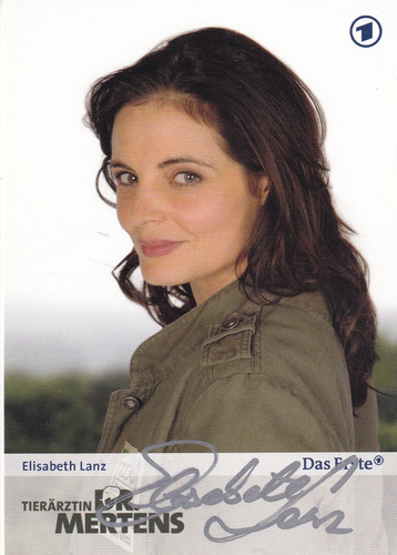 Autogramm elisabeth lanz - autogramm,