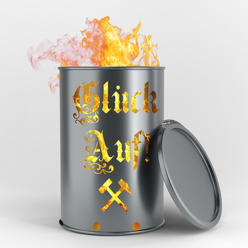Feuertonne glück auf - feuertonne,