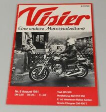 C3/ Visier - Motorrad Zeitschrift - Nr. 5 von 1981 - Test RD350 und anderes /S32