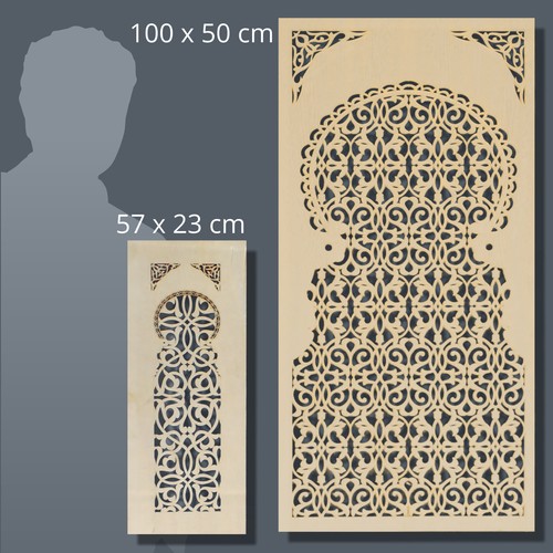 Dekorpaneel mit ornament bab - dekorpaneel,