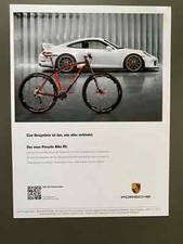 Porsche Bike RX & 911 GT3 991 Original 2014 Advert Werbung Reklame
