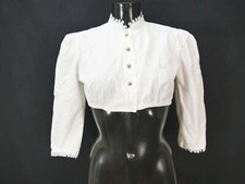 Gr.38 Trachtenbluse weiß