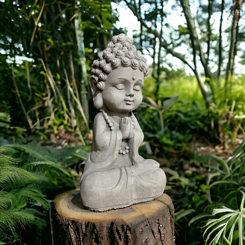 Liebenswerter gartenmönch - gartenmönch,