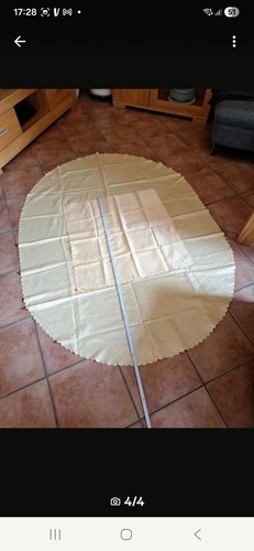 Tischdecke oval - tischdecke, oval(2x1,40)